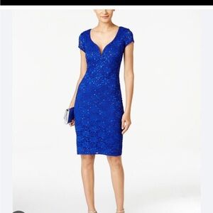 Connected Apparel Blue cocktail Dress